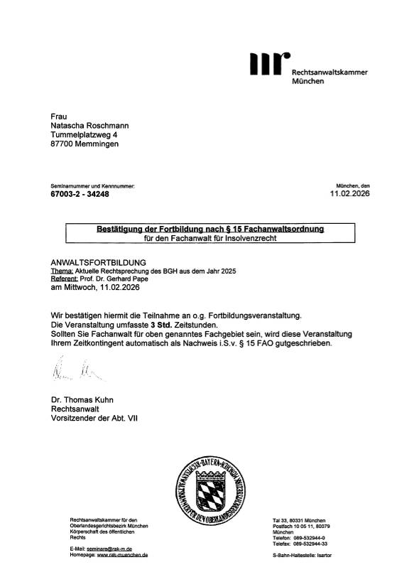 Zertifikat Fortbildungsnachweis_Fachanwalt10
