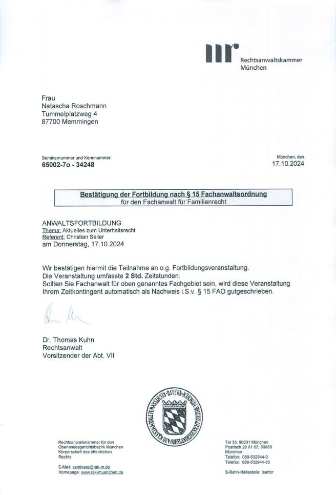 Zertifikat Fortbildungsnachweis_Familienrecht4